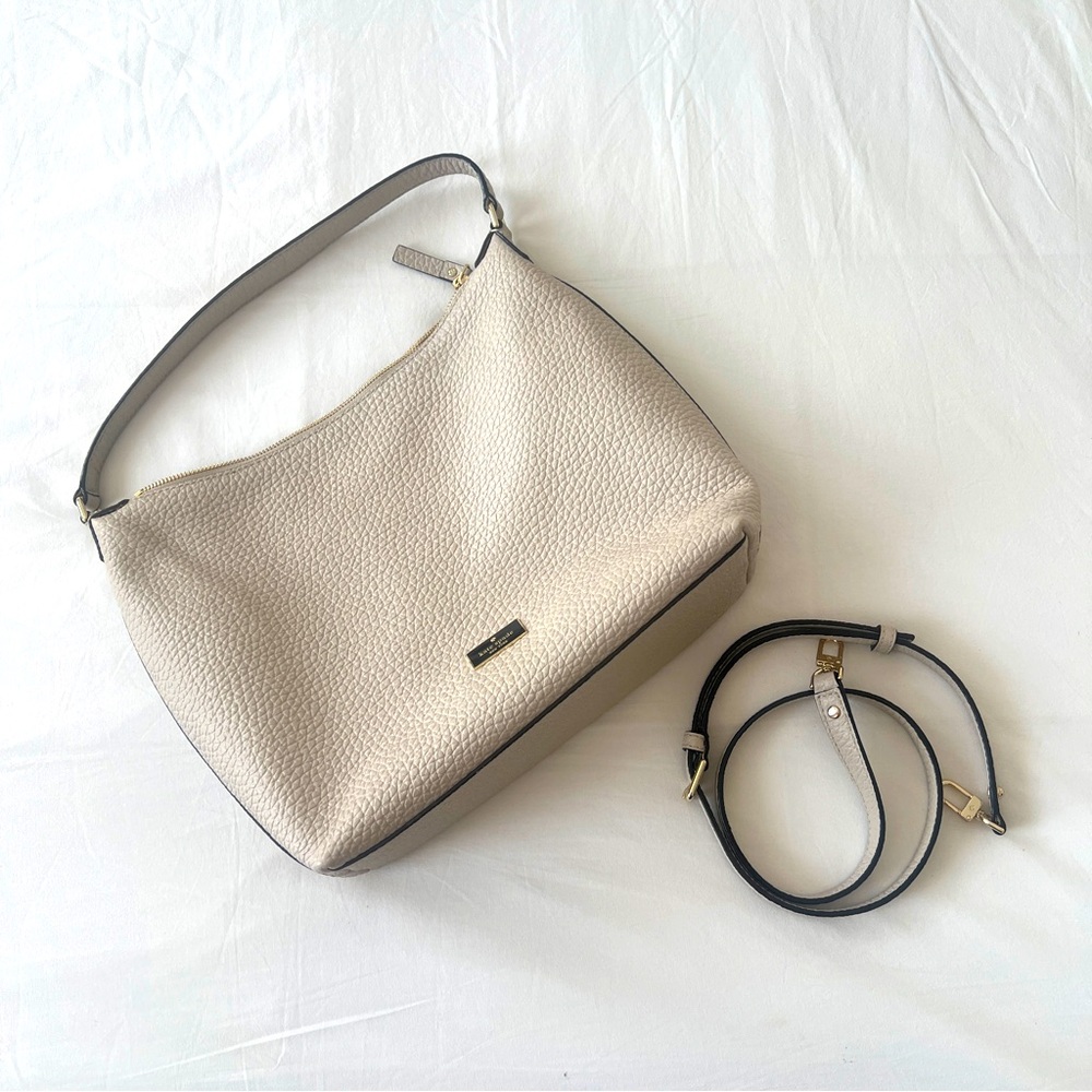 Kate Spade Kiai Hobo Prospect Place Bag Crisp Linen NWT